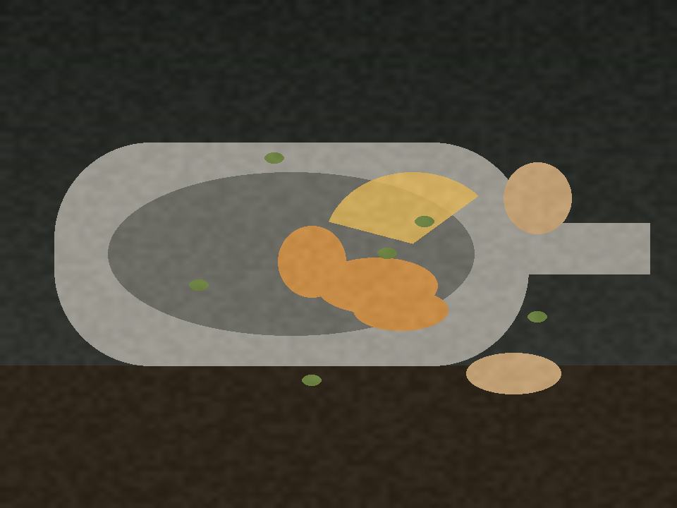 Thyme Barley Plate in a skillet